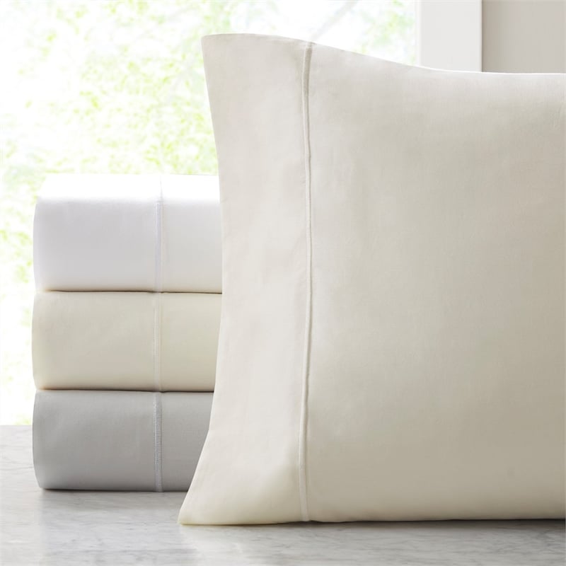 Croscill Luxury Egyptian 500TC Cotton Pillowcases in White Standard