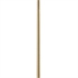 Hampton Hill Aster Angular Arched Metal Floor Lamp in Gold