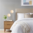 510 Design Zusa Metal 2-Light Globe Table Lamp in Gold/White