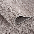 Madison Park Camdyn Super Soft Polyester Shag Area Rug in Grey 4x6'