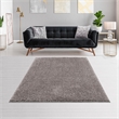 Madison Park Camdyn Super Soft Polyester Shag Area Rug in Grey 4x6'