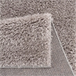 Madison Park Camdyn Super Soft Polyester Shag Area Rug in Grey 4x6'