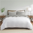 Madison Park 600 Thread Count Pima Cotton Sheet Set in Light Grey Queen