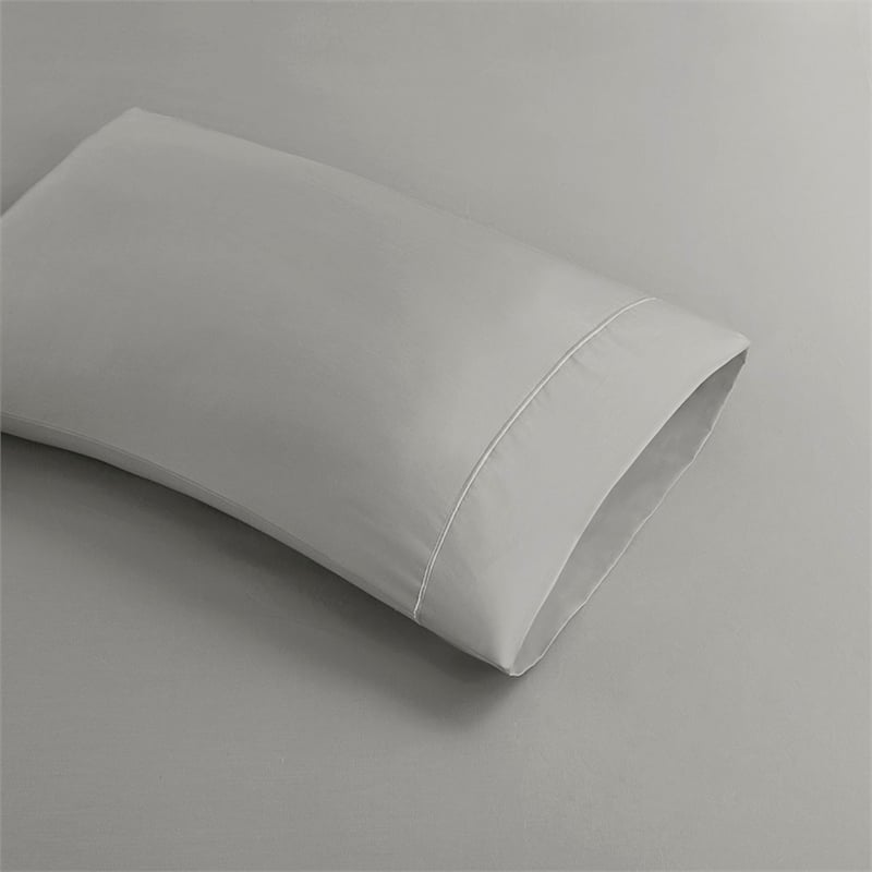 Madison Park 600 Thread Count Pima Cotton Sheet Set in Light Grey Queen