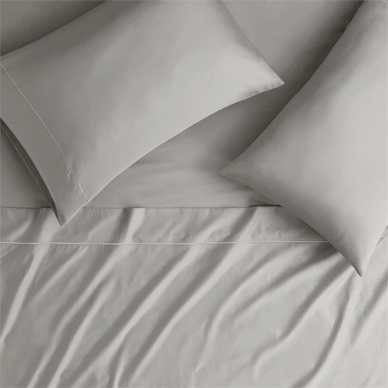 Madison Park 600 Thread Count Pima Cotton Sheet Set in Light Grey Queen
