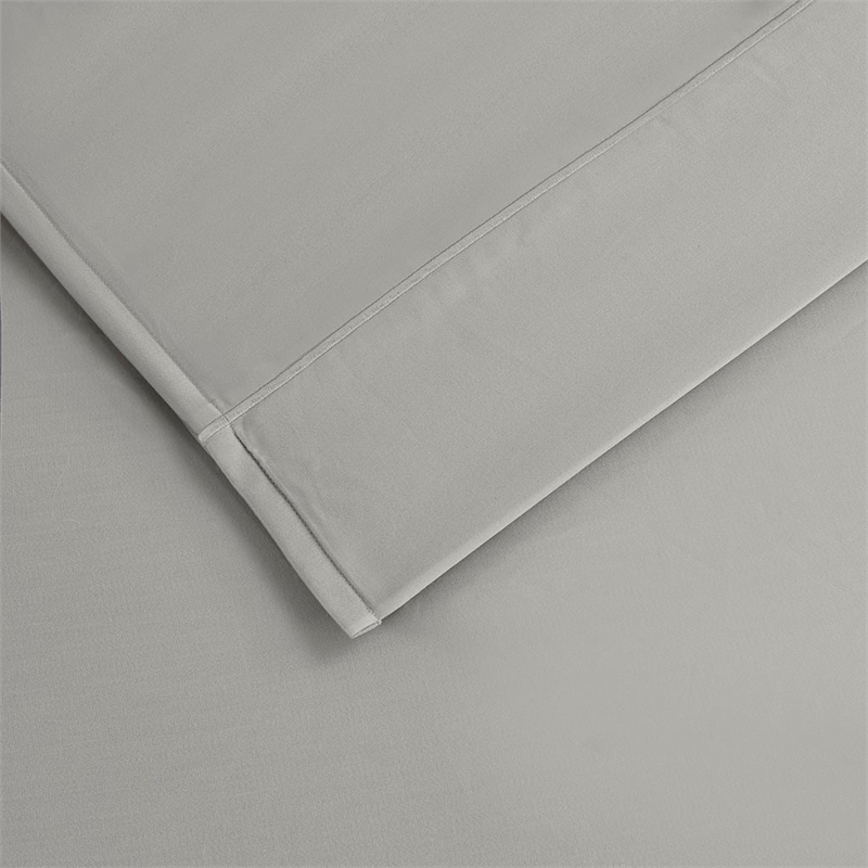 Madison Park 600 Thread Count Pima Cotton Sheet Set in Light Grey Queen