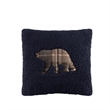 Woolrich Plush to Sherpa Down Alternative Comforter Set in Brown/Black King