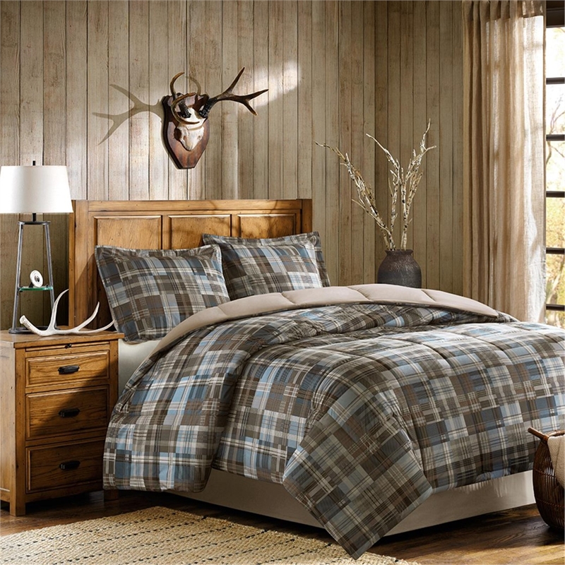Woolrich White River Down Alternative Comforter Mini Set in Multi Twin