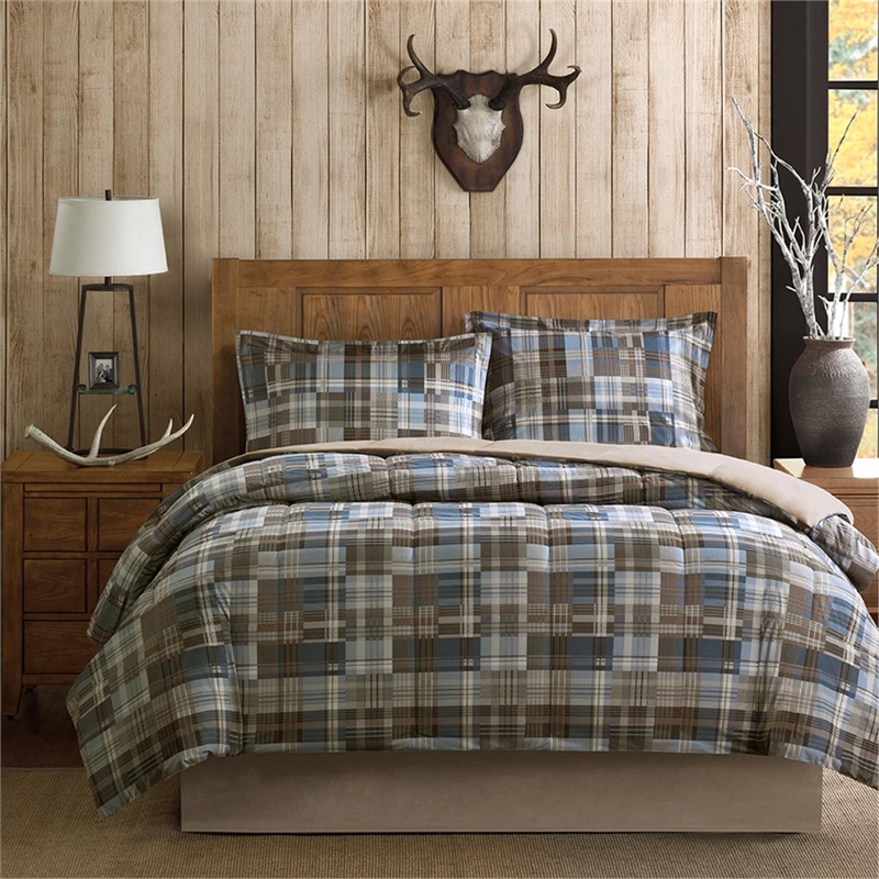 Woolrich White River Down Alternative Comforter Mini Set in Multi Twin