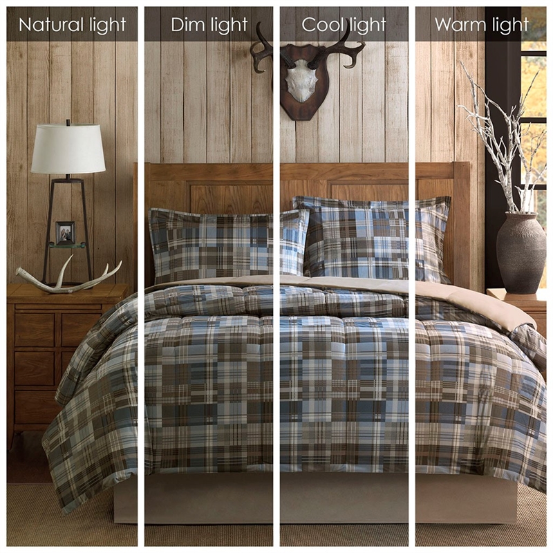 Woolrich White River Down Alternative Comforter Mini Set in Multi Twin