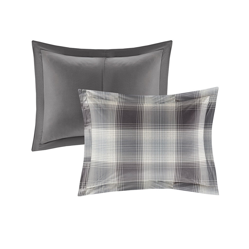 Woolrich Softspun Down Alternative Comforter Mini Set in Grey Full/Queen