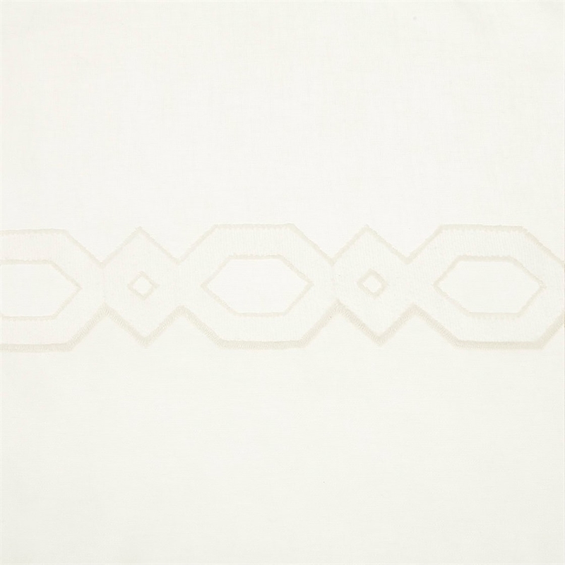 Croscill Classics Cornelli Embroidery Curtain Panel (Single) in White