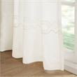 Croscill Classics Cornelli Embroidery Curtain Panel (Single) in White