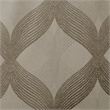 SunSmart Bentley Ogee Knitted Jacquard Total Blackout Panel in Taupe