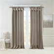 Madison Park Emilia Twist Tab Lined Window Curtain in Pewter 50 x 120