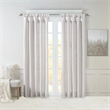 Madison Park Emilia Twist Tab Lined Window Curtain in Silver 50 x 95