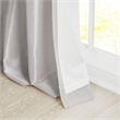 Madison Park Emilia Twist Tab Lined Window Curtain in Silver 50 x 95