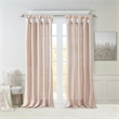 Madison Park Emilia Twist Tab Lined Window Curtain in Blush 50 x 84