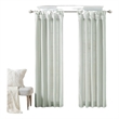 Madison Park Emilia Twist Tab Lined Window Curtain in Dusty Aqua 50 x 95