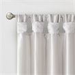Madison Park Emilia Twist Tab Lined Window Curtain in Silver 50 x 84