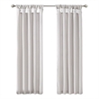 Madison Park Emilia Twist Tab Lined Window Curtain in Silver 50 x 84