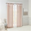Madison Park Emilia Twist Tab Lined Window Curtain in Blush 50 x 108