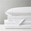 Madison Park 800 Thread Count Cotton Blend Sateen Sheet Set in White Cal King