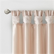 Madison Park Emilia Twist Tab Lined Window Curtain in Blush 50x120