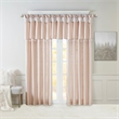 Madison Park Emilia Twist Tab Lined Window Curtain in Blush 50x120