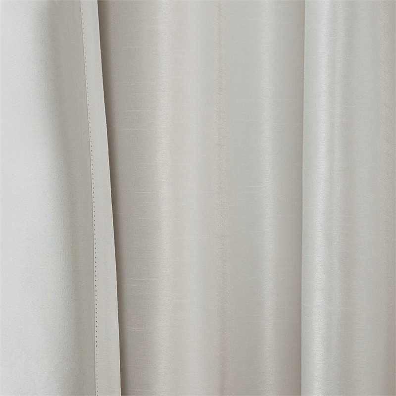 Madison Park Emilia Twist Tab Total Blackout Window Curtain in White 50x84