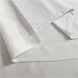 Madison Park Emilia Twist Tab Total Blackout Window Curtain in White 50x84