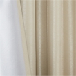 Madison Park Emilia Twist Tab Total Blackout Window Curtain in Champagne 50x95