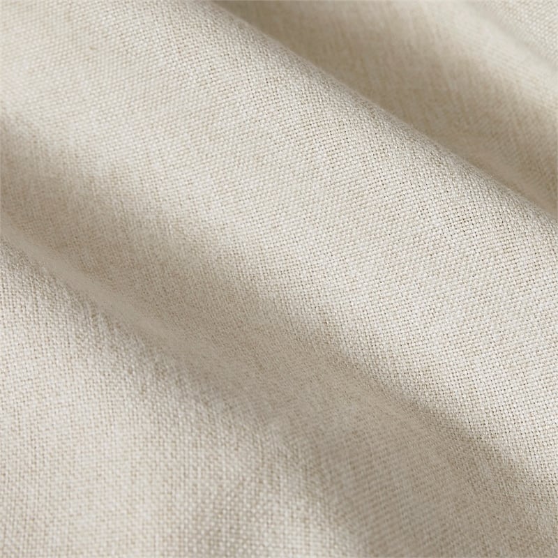 Madison Park Englewood Solid Dyed Grommet Top Window Panel in Natural 50x95