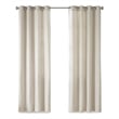 Madison Park Englewood Solid Dyed Grommet Top Window Panel in Natural 50x95