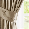 Croscill Avignon Pleat Curtain Panel with Tieback (Single) in Champagne 52x84