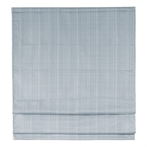 Madison Park Basketweave Room Darkening Cordless Roman Shade in Blue 35x64&quot
