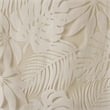 Madison Park Leilani Palm Leaf Burnout Window Sheer in Natural 50x84