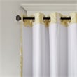 Intelligent Design Adel Printed Total Blackout Window Panel in Yellow 50x84