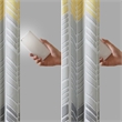 Intelligent Design Adel Printed Total Blackout Window Panel in Yellow 50x84