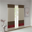 Madison Park Amherst Polyoni Pintuck Window Panel in Red 84