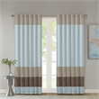 Madison Park Amherst Polyoni Pintuck Window Panel in Blue 84