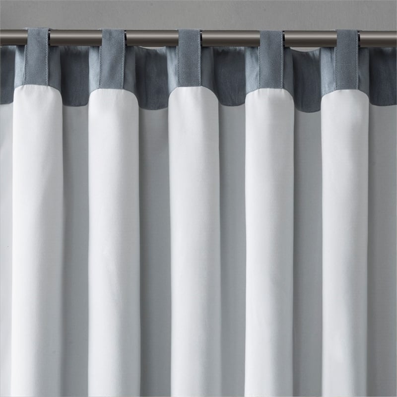 Madison Park Andora Window Curtain in Blue 50x84