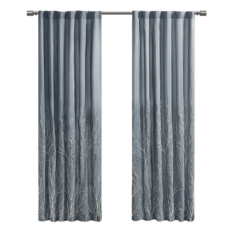 Madison Park Andora Window Curtain in Blue 50x84