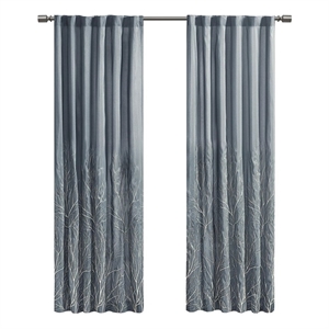 Madison Park Andora Window Curtain in Blue 50x84&quot