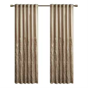 Madison Park Andora Window Curtain in Tan 50x95&quot