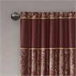 Madison Park Aubrey Jacquard Panel Pair in Burgundy 50x84