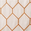 Madison Park Brooklyn Metallic Geo Embroidered Window Panel in Spice 95