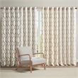 Madison Park Brooklyn Metallic Geo Embroidered Window Panel in Spice 95