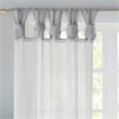 Madison Park Ceres Twist Tab Voile Sheer Window Pair in Light Grey 84