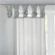 Madison Park Ceres Twist Tab Voile Sheer Window Pair in Light Grey 84